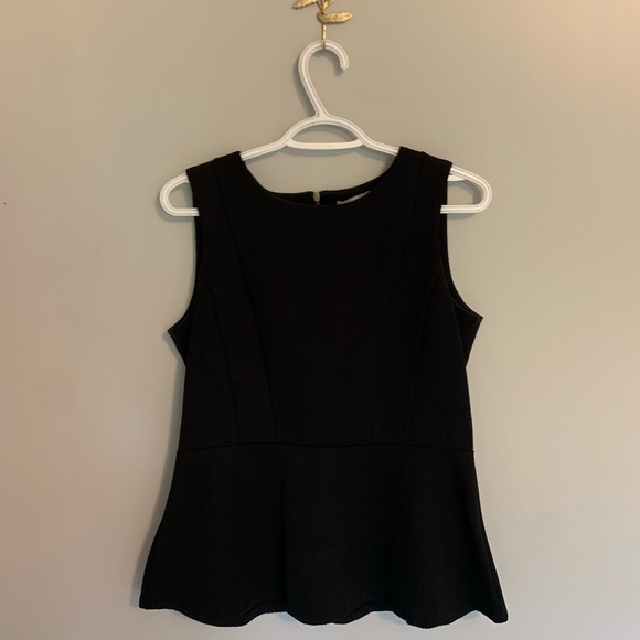 Black Top with Gold Zipper - Picture 2 of 2